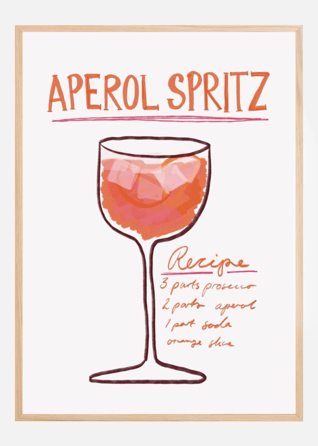 Spritz Recipe Delight Poster