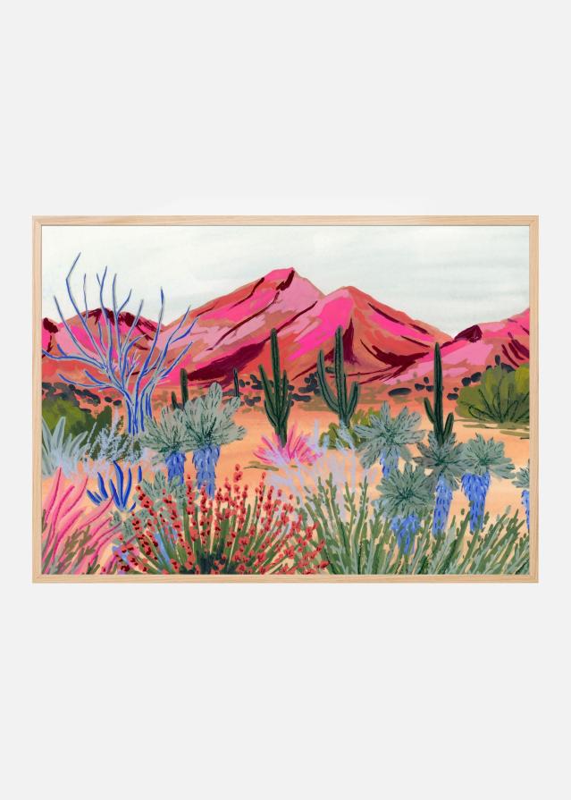 Bright Desert Poster