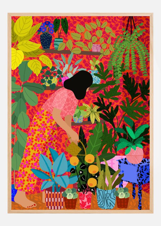 Watering My Plants Poster