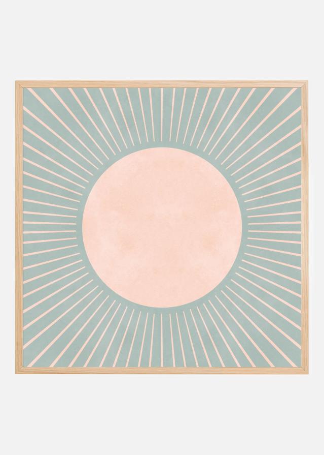 Soft Beige Circle Poster