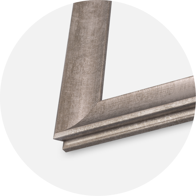 Cadre Conca Verre Acrylique Argent 59,4x84 cm (A1)