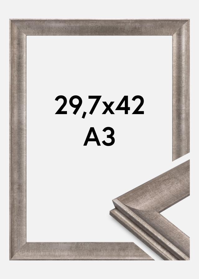 Cadre Conca Verre Acrylique Argenté 29,7x42 cm (A3)