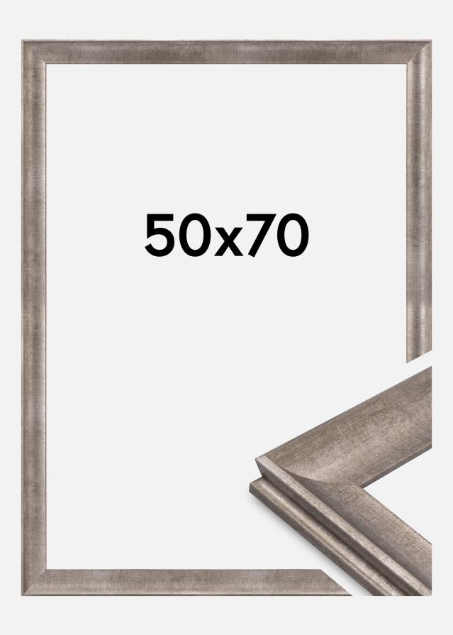 Cadre Conca Verre Acrylique Argent 50x70 cm