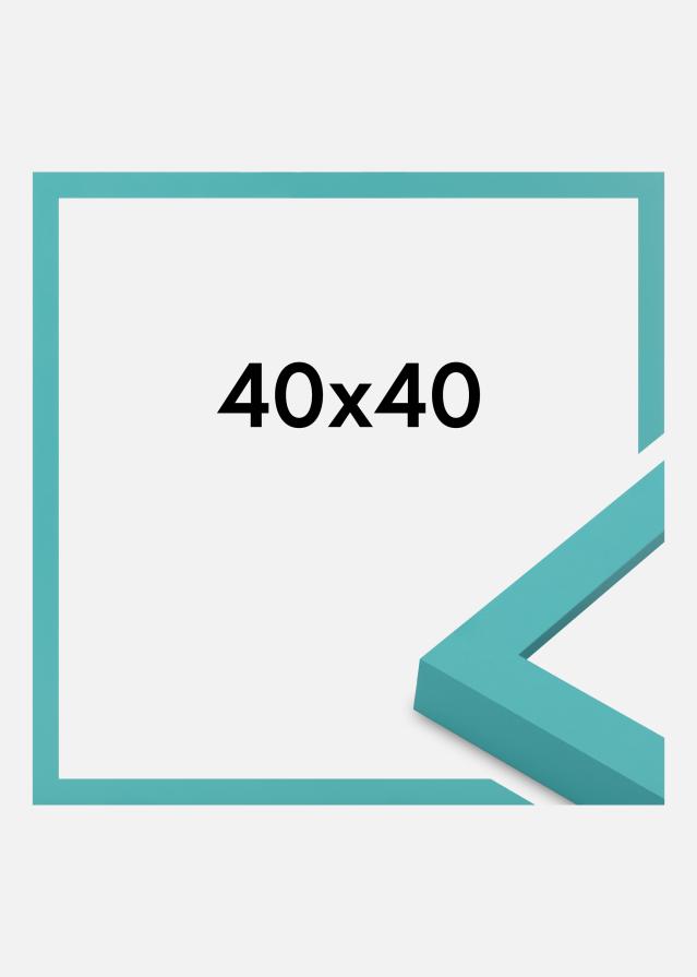 Cadre Selection Verre Acrylique Aqua Blue 40x40 cm