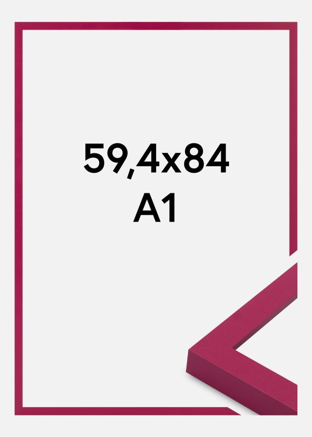 Cadre Selection Verre Acrylique Hot Pink 59.4x84 cm (A1)