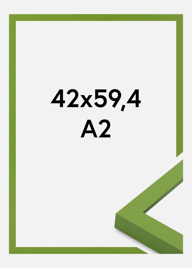 Cadre Selection Verre Acrylique Lime Green 42x59.4 cm (A2)