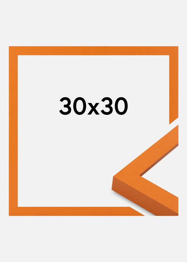 Cadre Selection Verre Acrylique Orange 30x30 cm