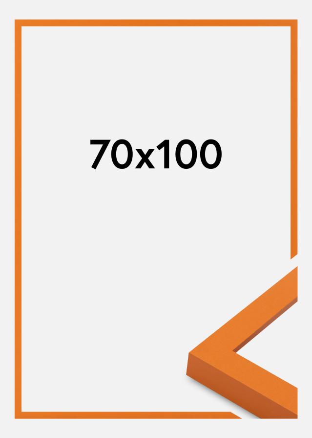 Cadre Selection Verre Acrylique Orange 70x100 cm