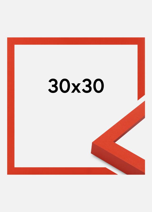 Cadre Selection Verre Acrylique Red 30x30 cm