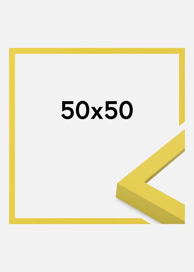 Cadre Selection Verre Acrylique Yellow 50x50 cm