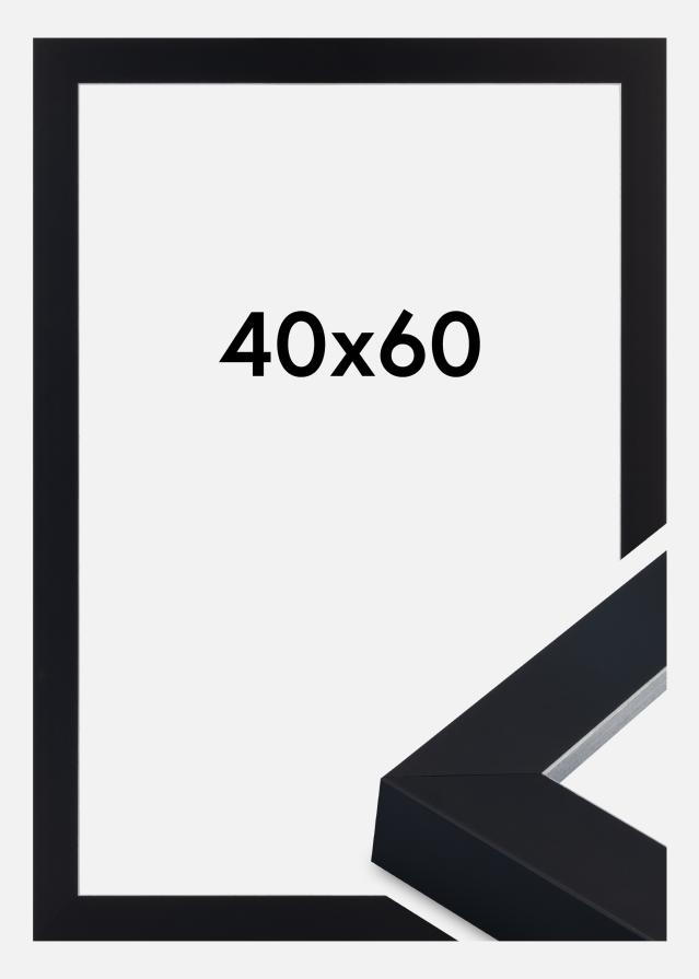 Cadre Sussex Verre Acrylique Noir/Argent 40x60 cm