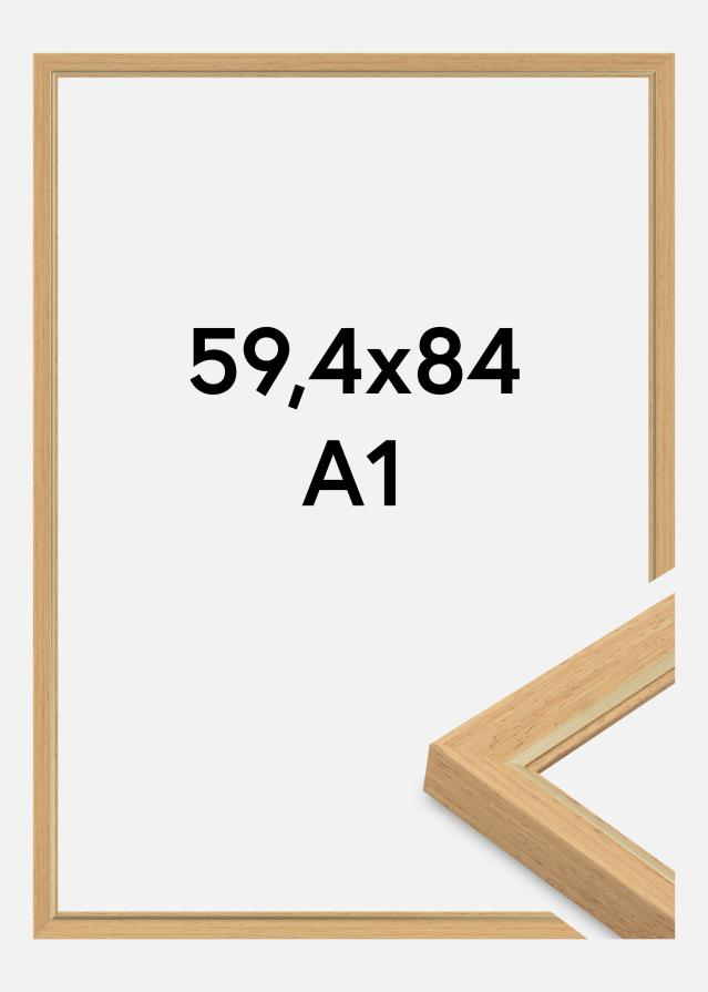 Cadre Apex Verre Acrylique Chêne 59,4x84 cm (A1)