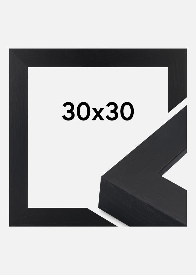 Cadre Wells Verre Acrylique Noir 30x30 cm