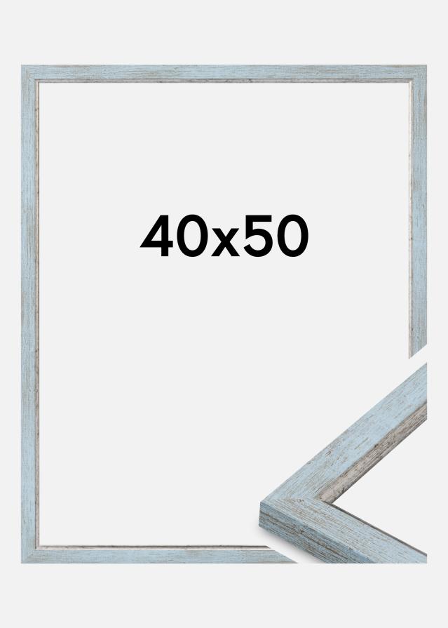 Cadre Whitby Verre Acrylique Bleu 40x50 cm
