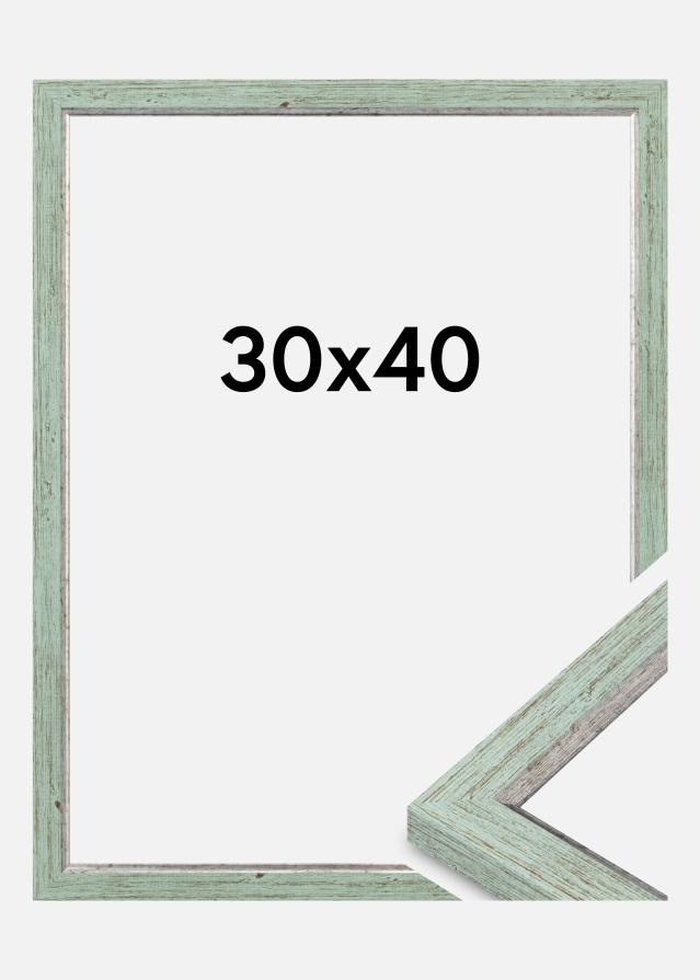 Cadre Whitby Verre Acrylique Vert 30x40 cm