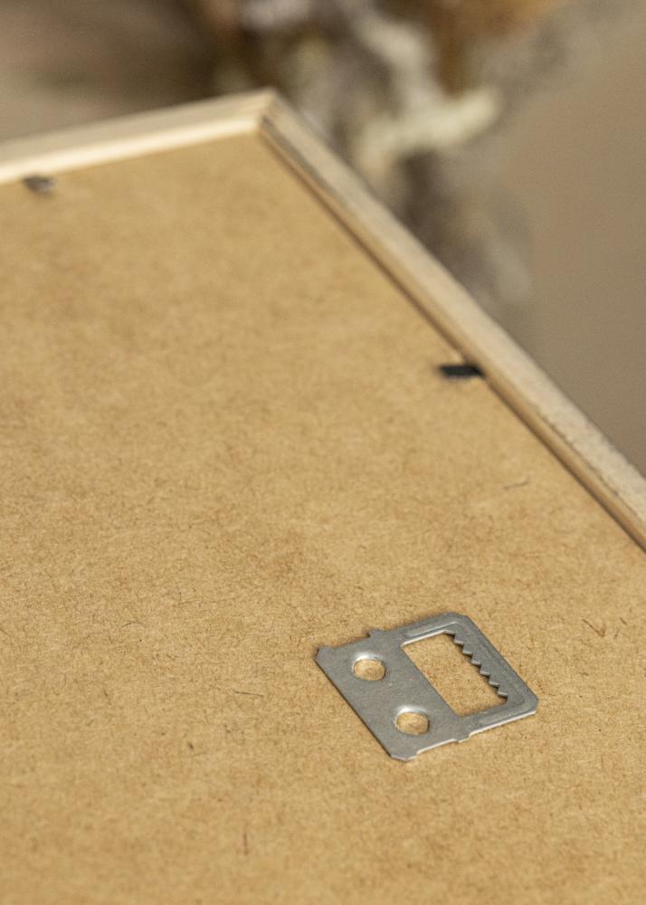 Cadre Edsbyn Argent 40x45 cm - Passe-partout Blanc 11x13 inches