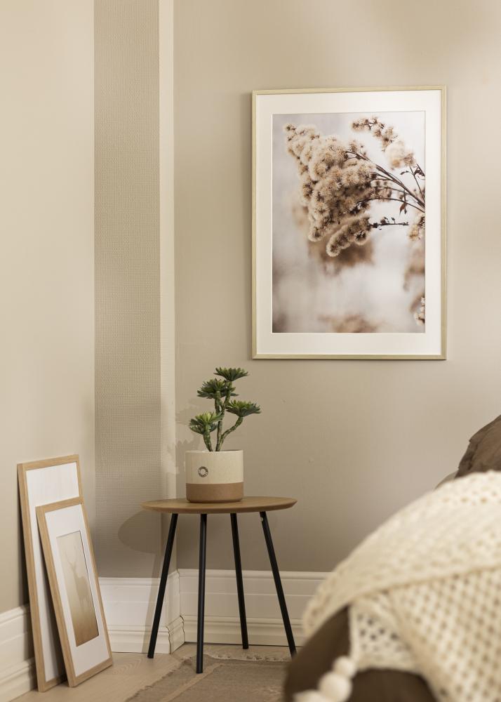 Cadre Edsbyn Argent 40x45 cm - Passe-partout Blanc 11x13 inches