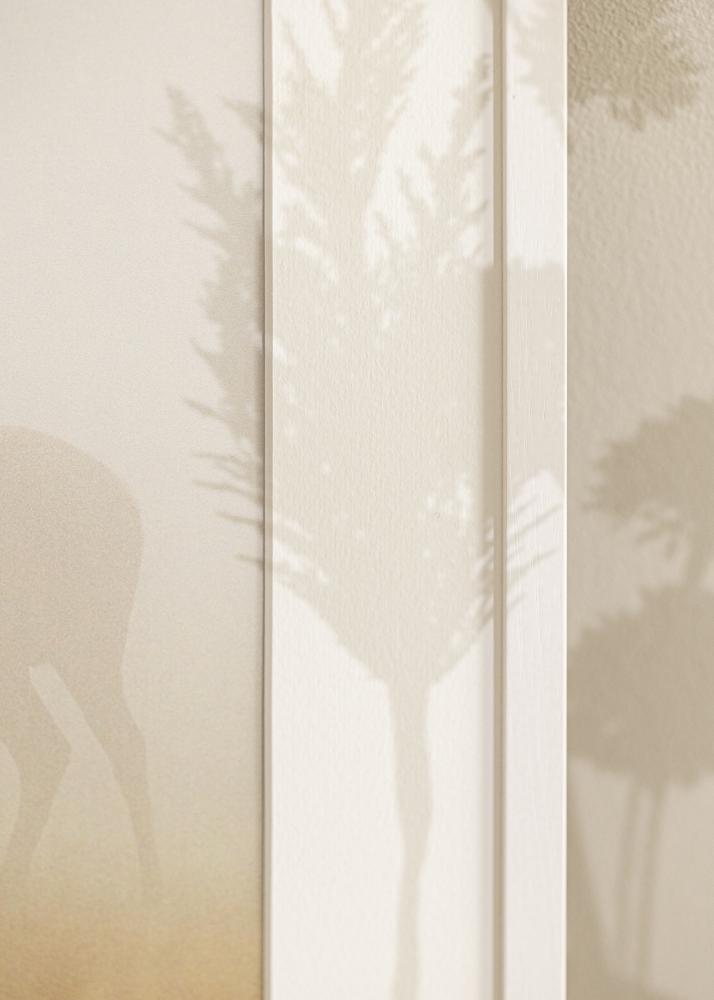 Cadre Edsbyn Blanc 42x52 cm - Passe-partout Blanc 33x45 cm
