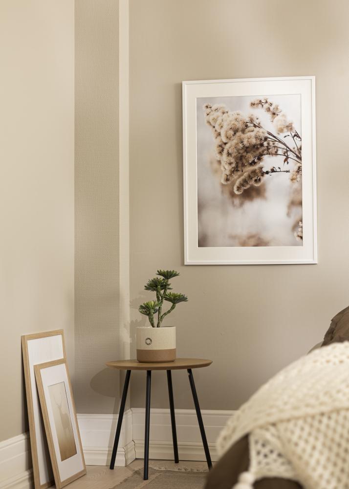 Cadre Edsbyn Blanc 42x52 cm - Passe-partout Blanc 33x45 cm