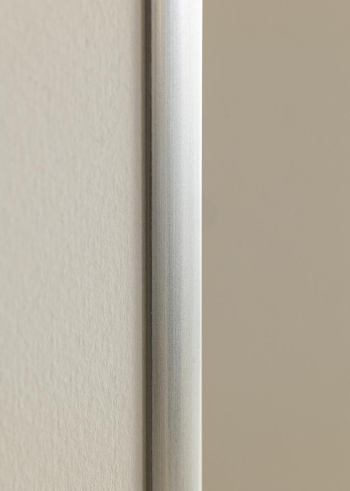 Cadre New Lifestyle Argent 10x18 cm - Passe-partout Blanc 8x10 cm