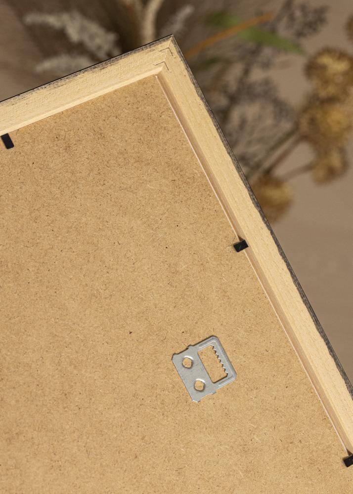 Cadre Noir Bois 65x75 cm - Passe-partout Blanc 55x65 cm