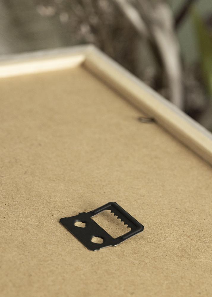 Cadre Stilren Chêne Gris Clair 42x59,4 cm - Passe-partout Blanc 25x38 cm