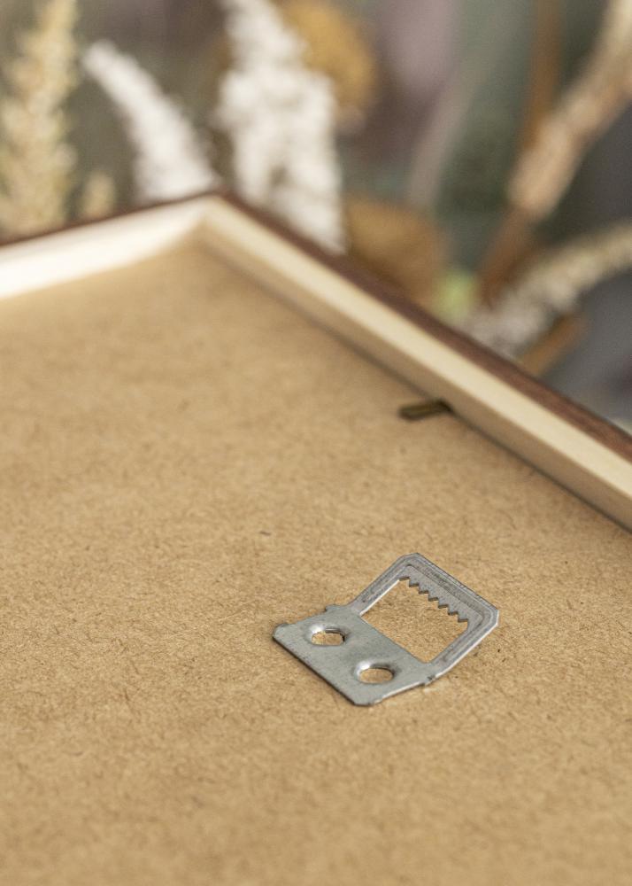 Cadre Stilren Chaud Marron 20x30 cm - Passe-partout Blanc 9x11 cm