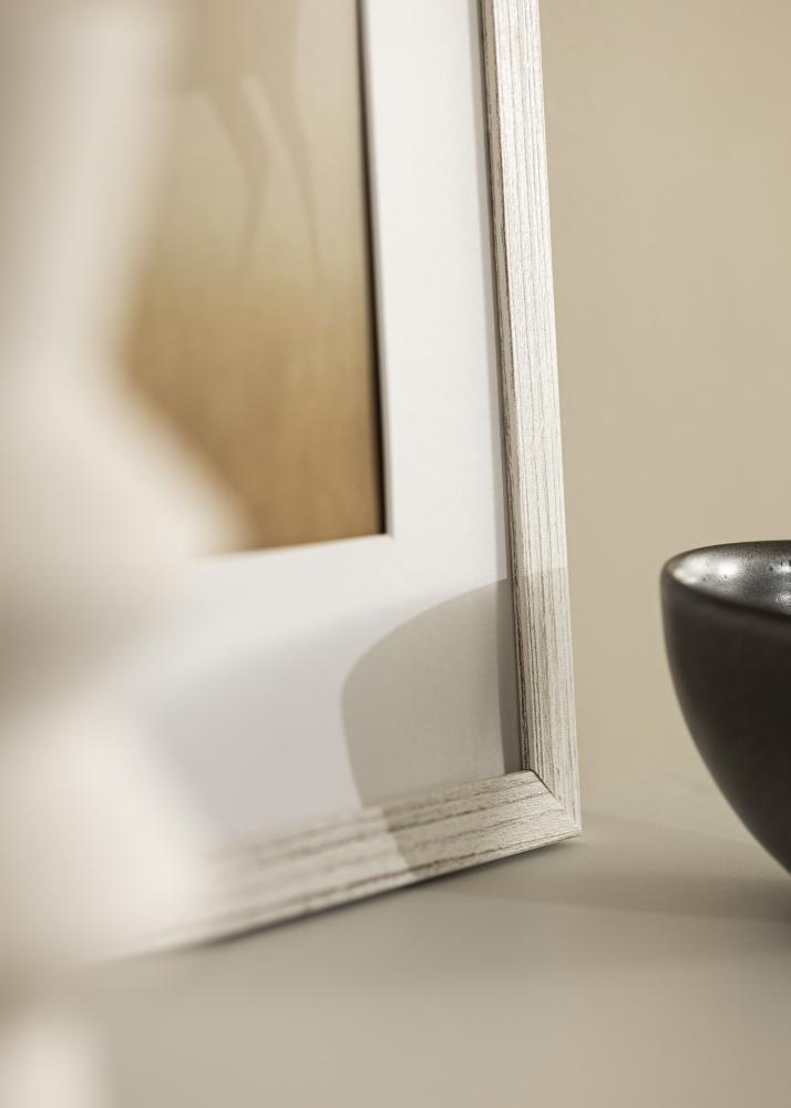 Cadre Stilren Vintage Blanc 30x40 cm - Passe-partout Blanc 21x29,7 cm