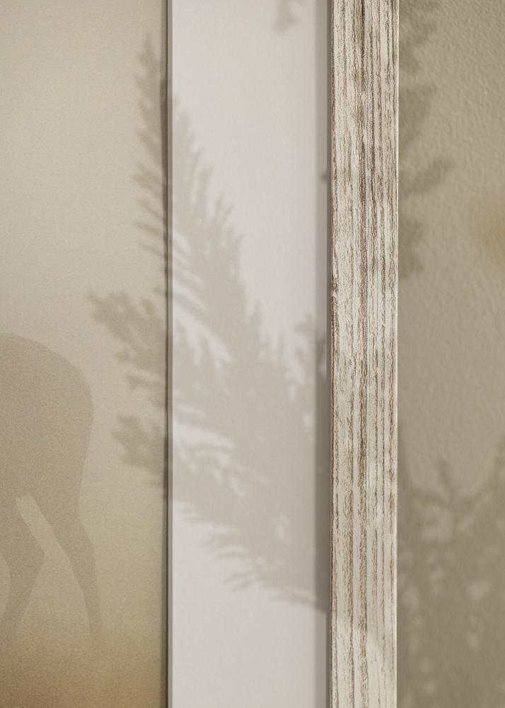 Cadre Stilren Vintage Blanc 30x40 cm - Passe-partout Blanc 21x29,7 cm