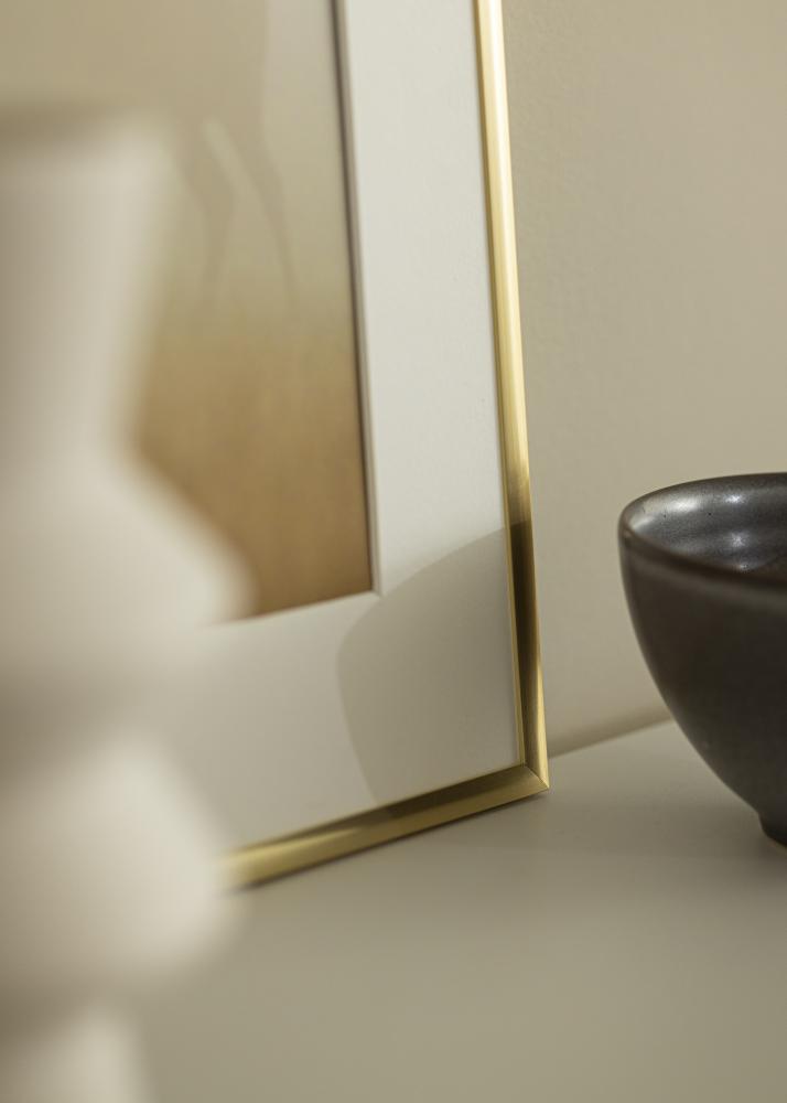 Cadre New Lifestyle Or 60x90 cm - Passe-partout Blanc 50x75 cm