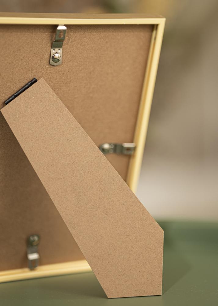 Cadre New Lifestyle Or 15x15 cm - Passe-partout Blanc 8x8 cm