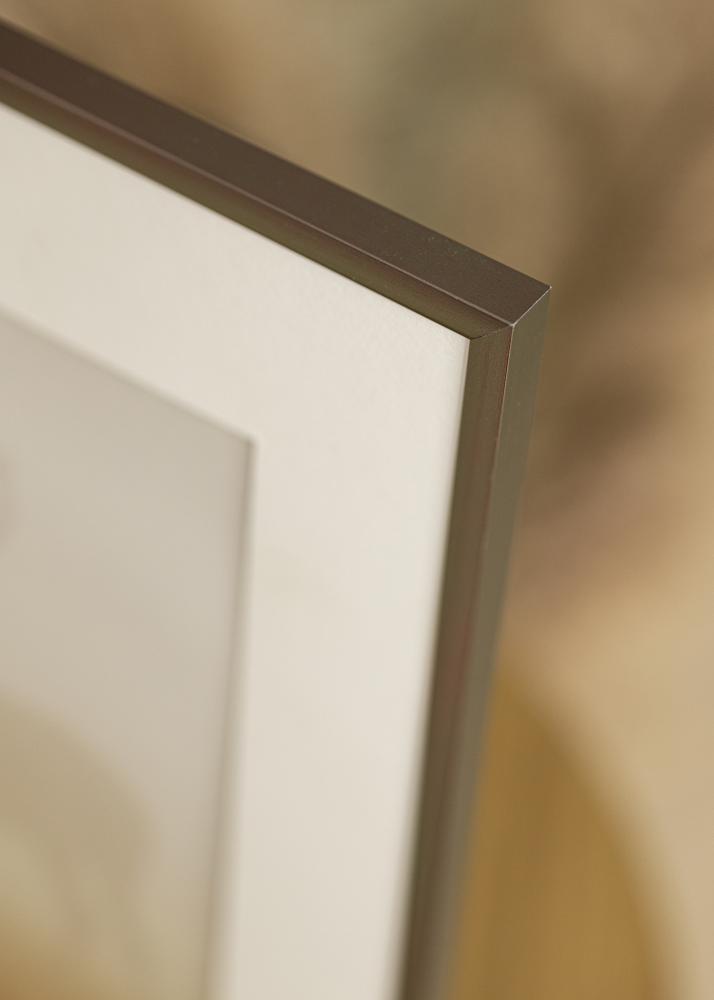 Cadre New Lifestyle Acier 10x18 cm - Passe-partout Blanc 8x10 cm