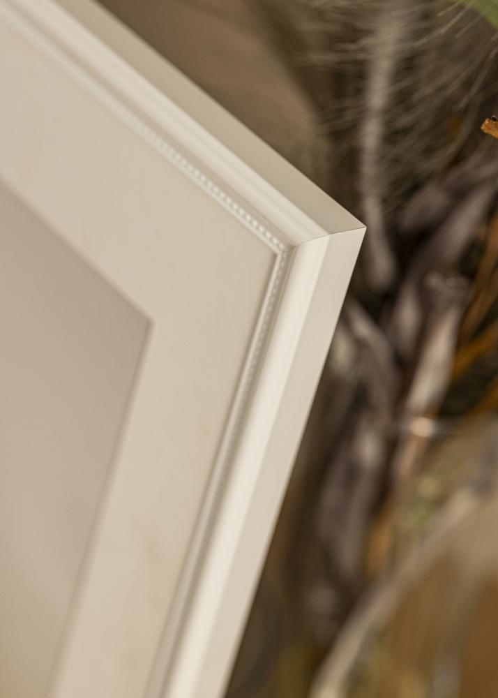 Cadre Gala Blanc 13x18 cm - Passe-partout Blanc B7 88x125 mm