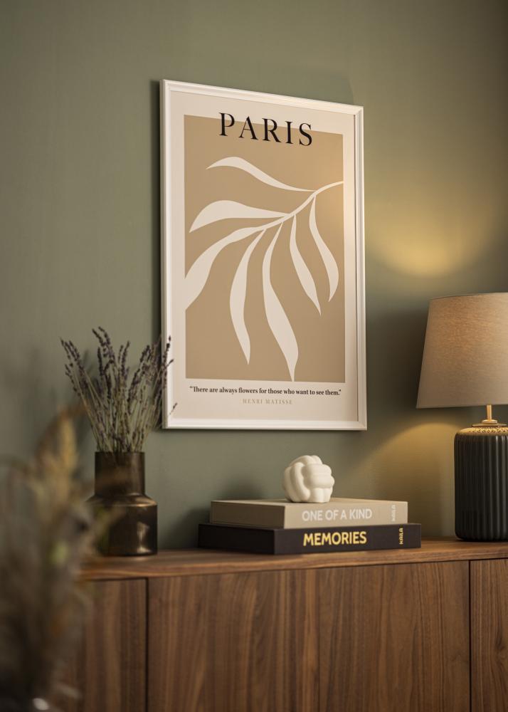 Cadre Gala Blanc 13x18 cm - Passe-partout Blanc B7 88x125 mm