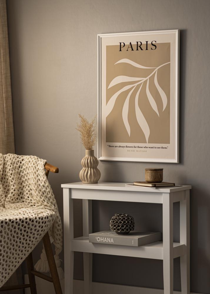 Cadre Gala Blanc 13x18 cm - Passe-partout Blanc B7 88x125 mm