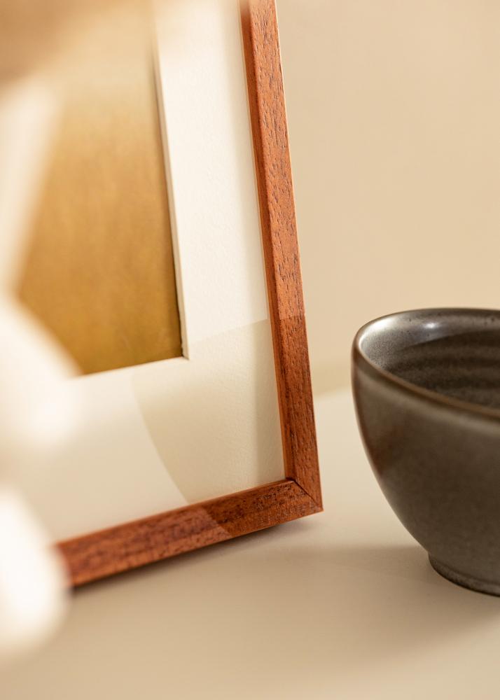 Cadre Ares Cerise 50x70 cm - Passe-partout Blanc 16x23 inches