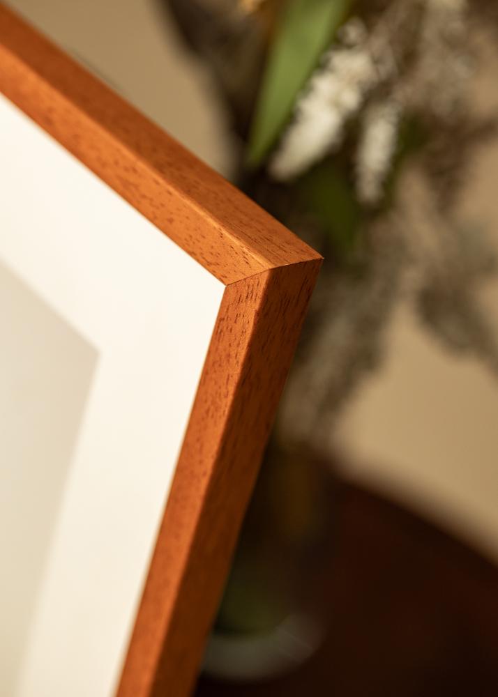 Cadre Ares Cerise 50x70 cm - Passe-partout Blanc 16x23 inches