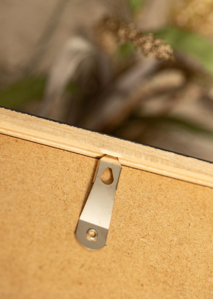 Cadre Ares noyer 20x25 cm - Passe-partout Blanc 15x20 cm