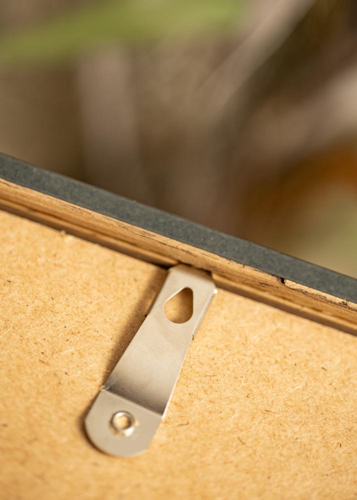 Cadre Ares Laiton 40x50 cm - Passe-partout Blanc 29,7x42 cm