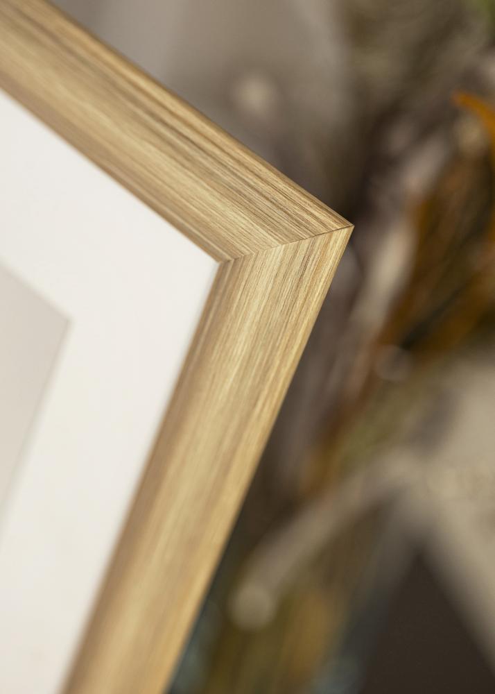 Cadre Västkusten Chêne 50x50 cm - Passe-partout Blanc 15x15 inches