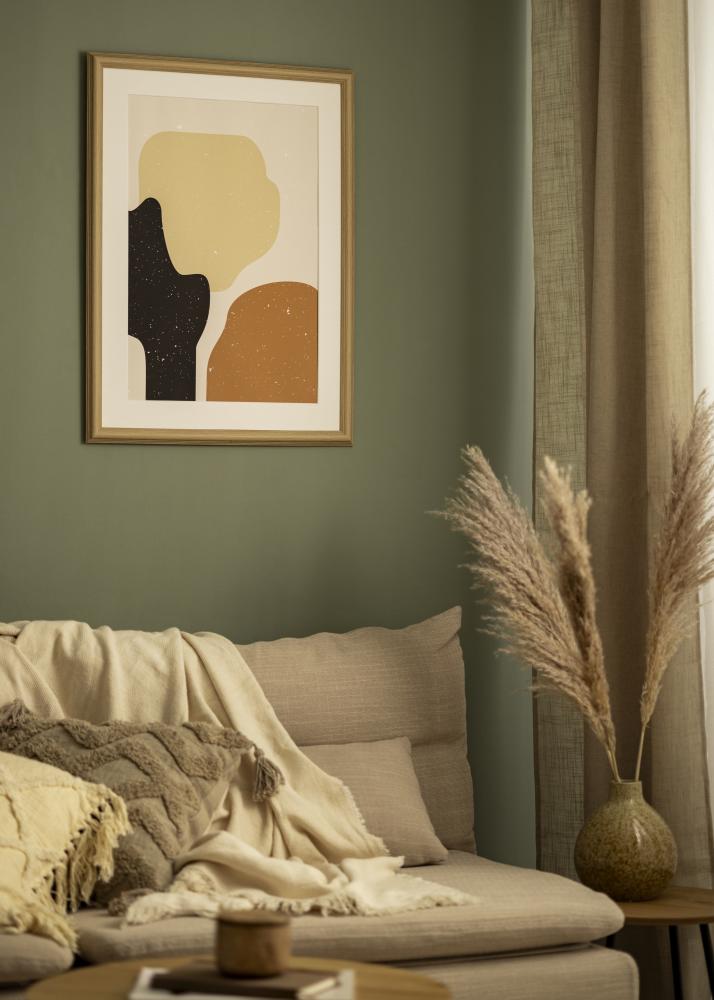 Cadre Västkusten Chêne 50x50 cm - Passe-partout Blanc 15x15 inches