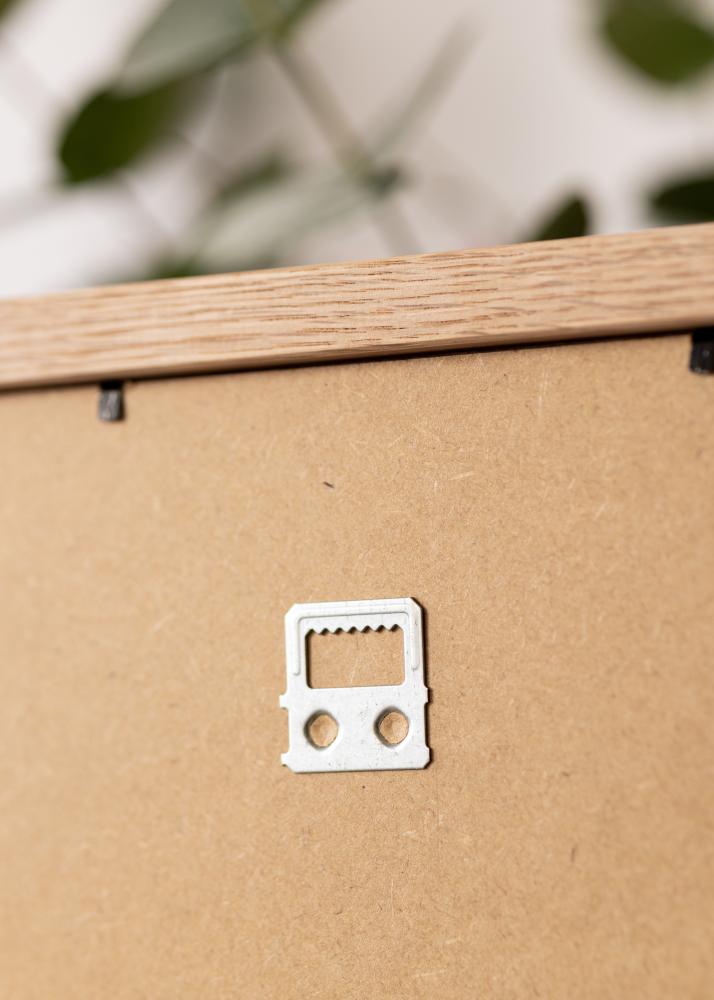 Cadre Tidlös massif Chêne 40x50 cm - Passe-partout Blanc 29,7x42 cm