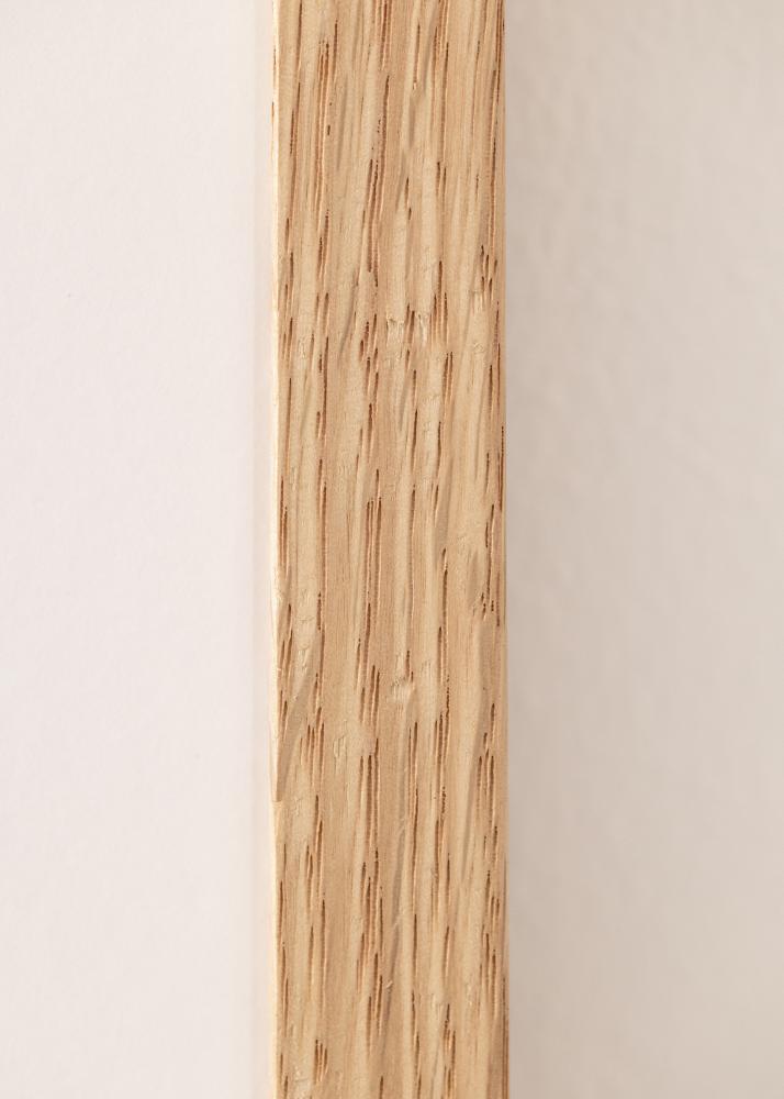 Cadre Tidlös massif Chêne 40x50 cm - Passe-partout Blanc 29,7x42 cm