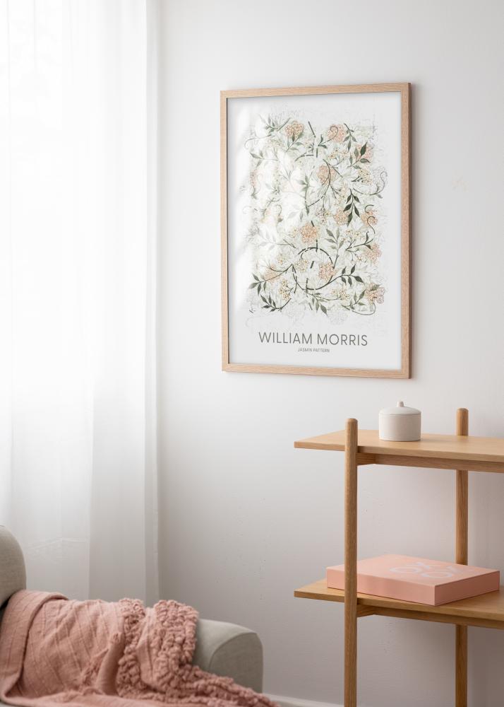 Cadre Tidlös massif Chêne 40x50 cm - Passe-partout Blanc 29,7x42 cm