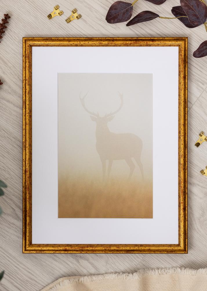 Cadre Claudia Verre Acrylique Or 21x29,7 cm (A4)