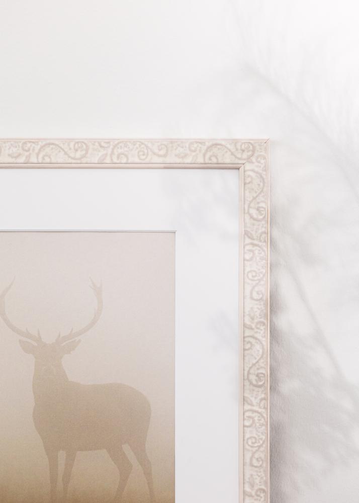 Cadre Milton Verre Acrylique Blanc 40x60 cm