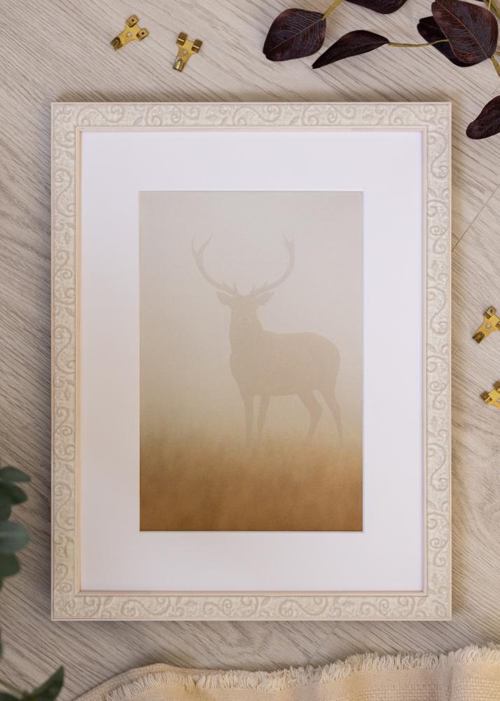 Cadre Milton Verre Acrylique Blanc 40x60 cm