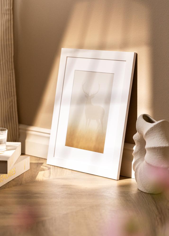 Cadre Sandra Verre Acrylique Blanc 20x30 cm