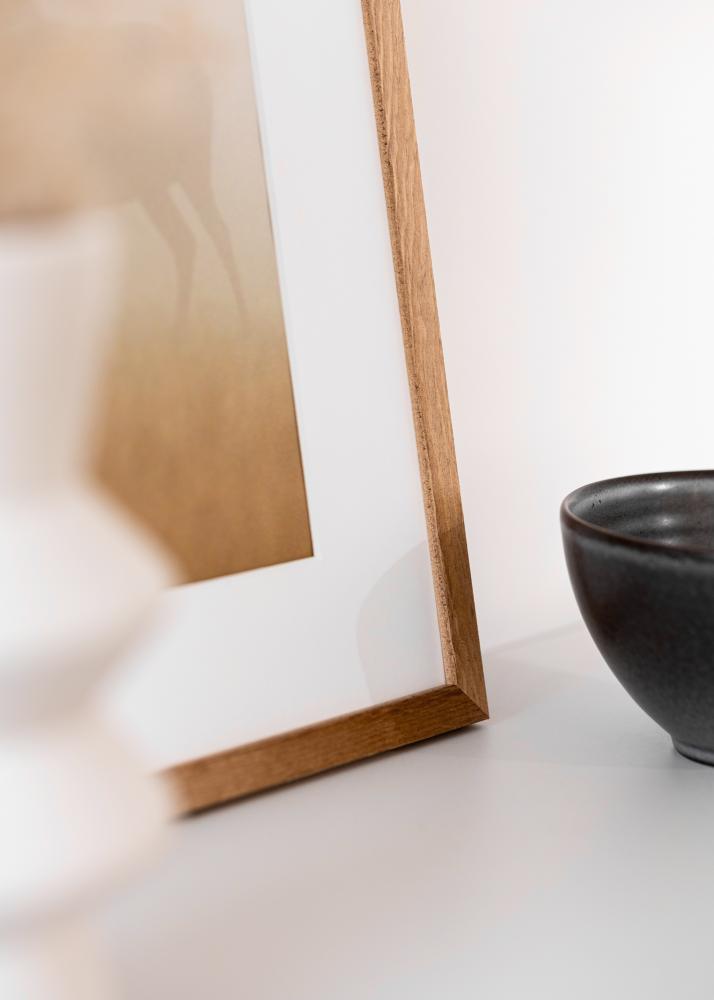 Cadre Tulipa Verre acrylique Chêne massif 42x59,4 cm (A2)