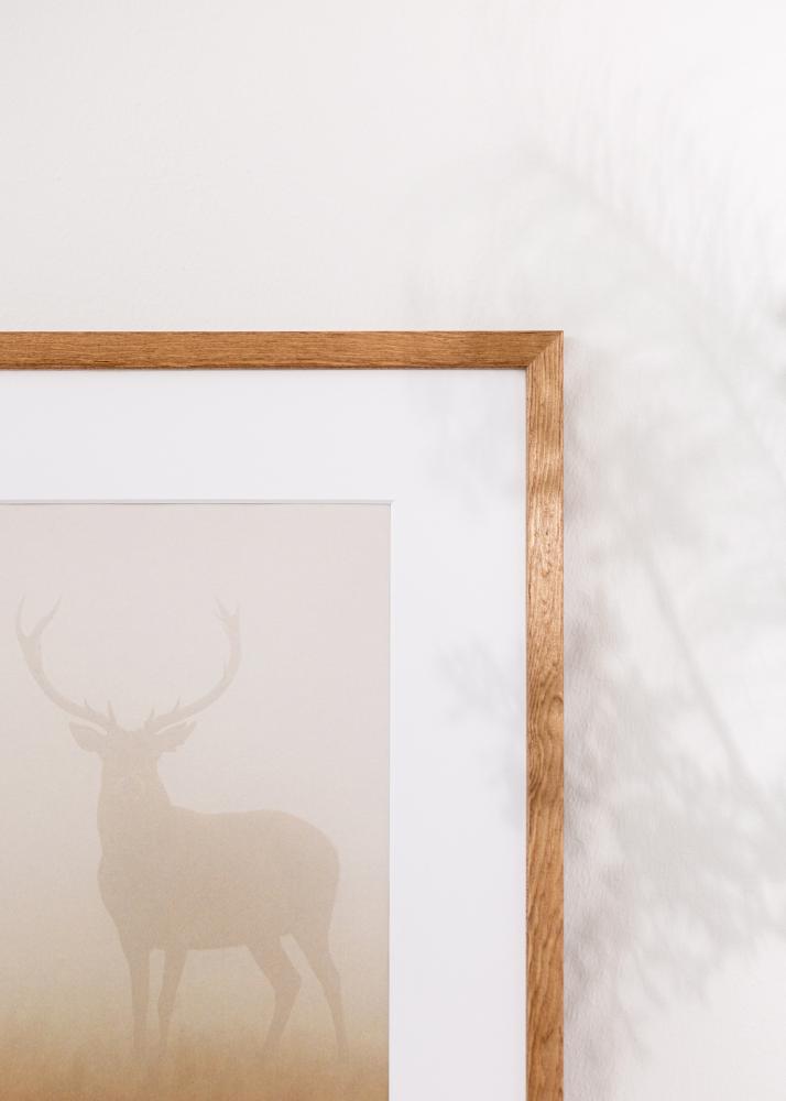 Cadre Tulipa Verre acrylique Chêne massif 42x59,4 cm (A2)